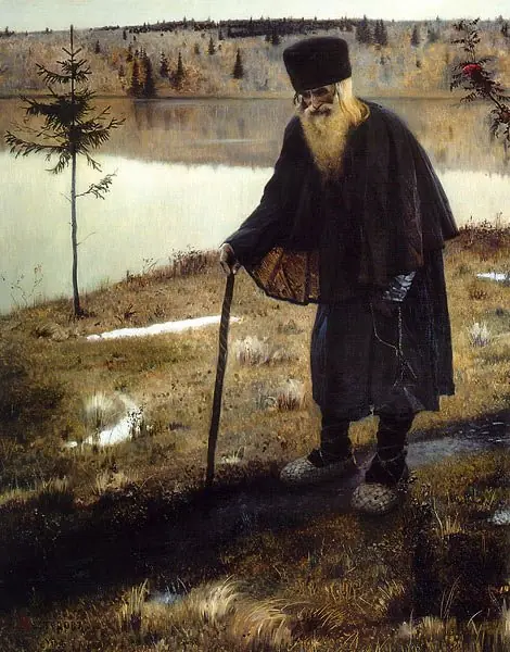 The Hermit, by Mikhail Nesterov