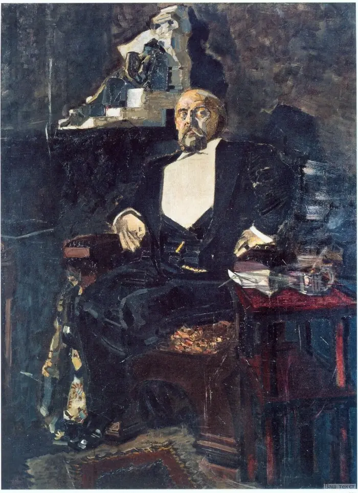 Portrait of Savva Mamontov, by Mikhail Vrubel