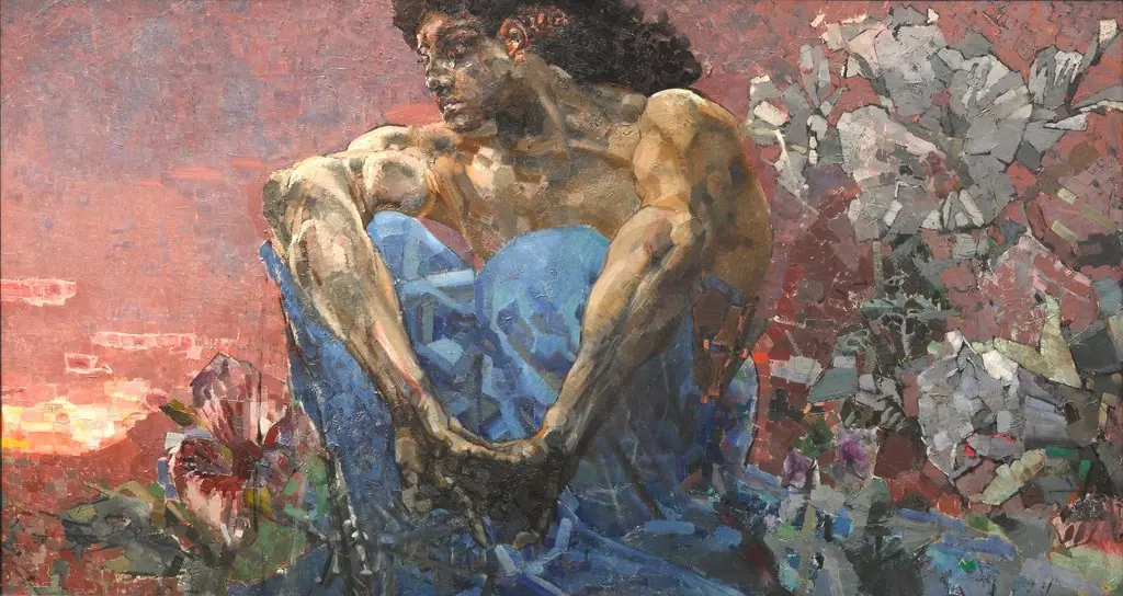 The Demon Seated, by Mikhail Vrubel
