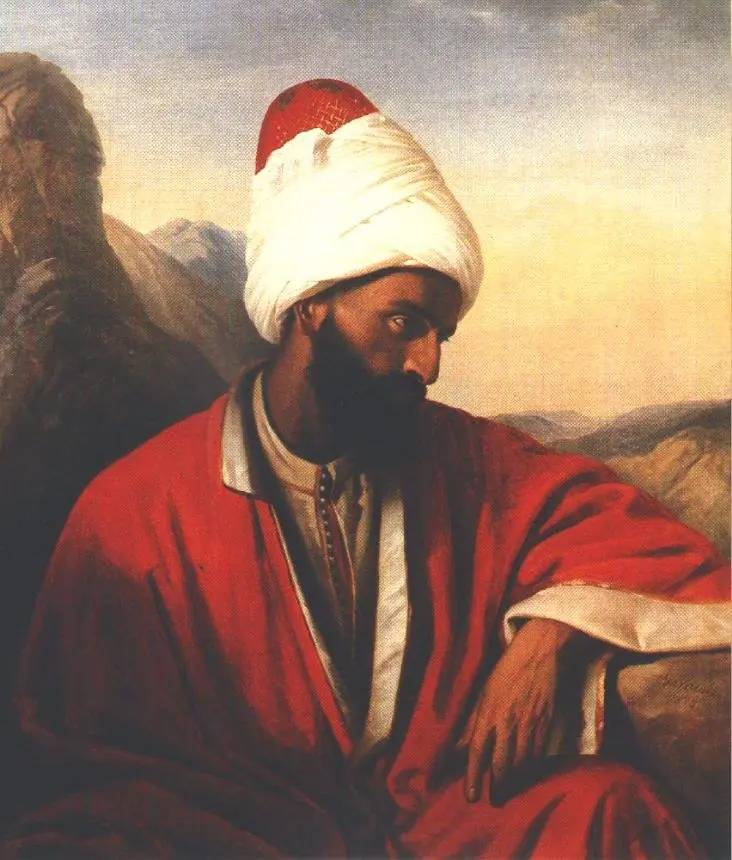 Arab Man (A Dervish), by Miklós Barabás