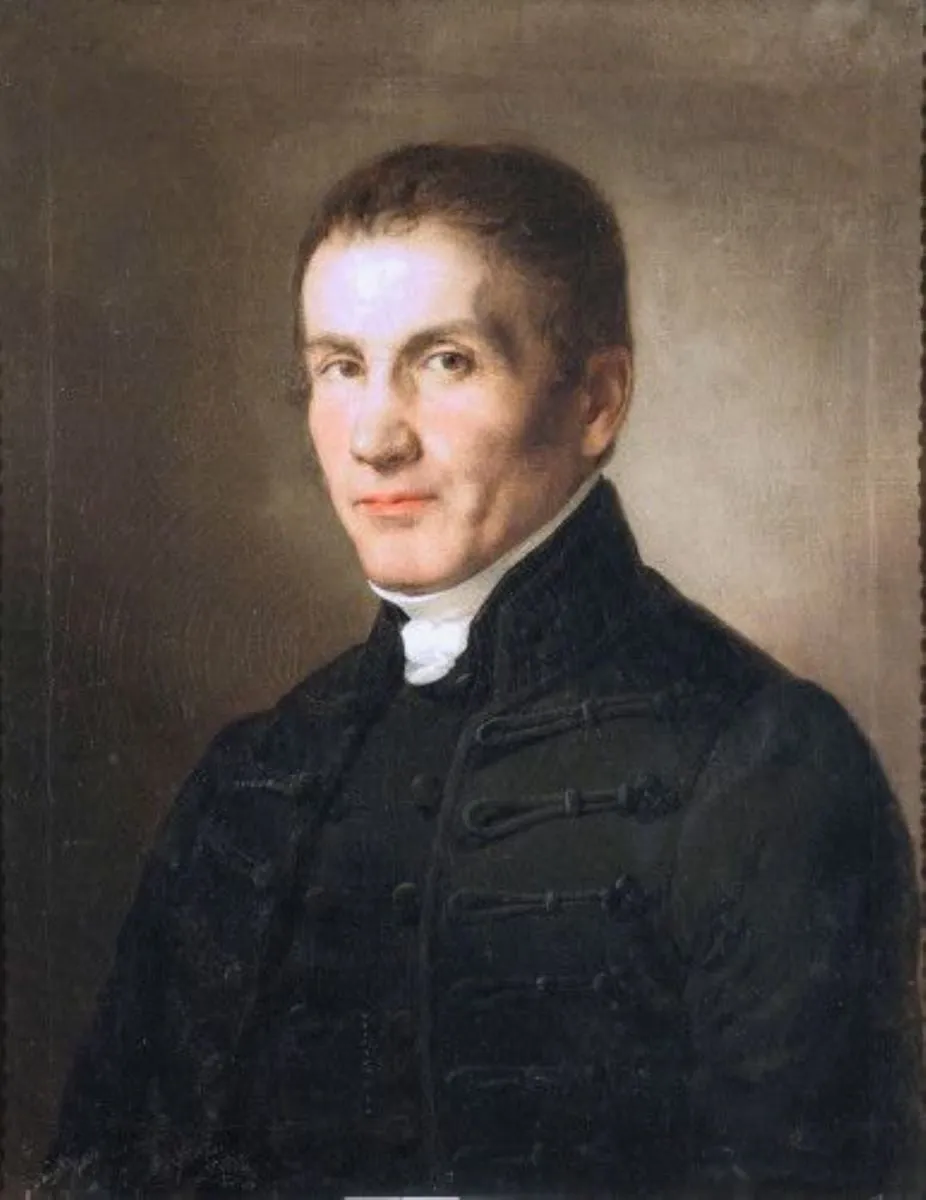 Portret de preot, by Miklós Barabás, unspecified