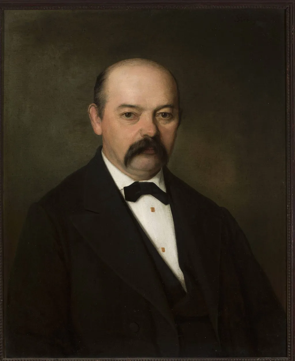 Portrait of Michał Rola Woszczyński, by Mikołaj Strzegocki, oil, 1875