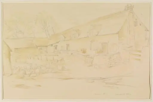 Berwyn Farm, Swch Cae Rhiw, Denbighshire, by Mildred E. Eldridge