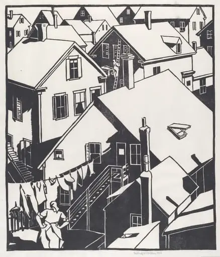 Housetops, by Mildred McMillen