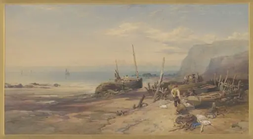 The Sands at Bonchurch, Isle of Wight, by Miles Richardson
