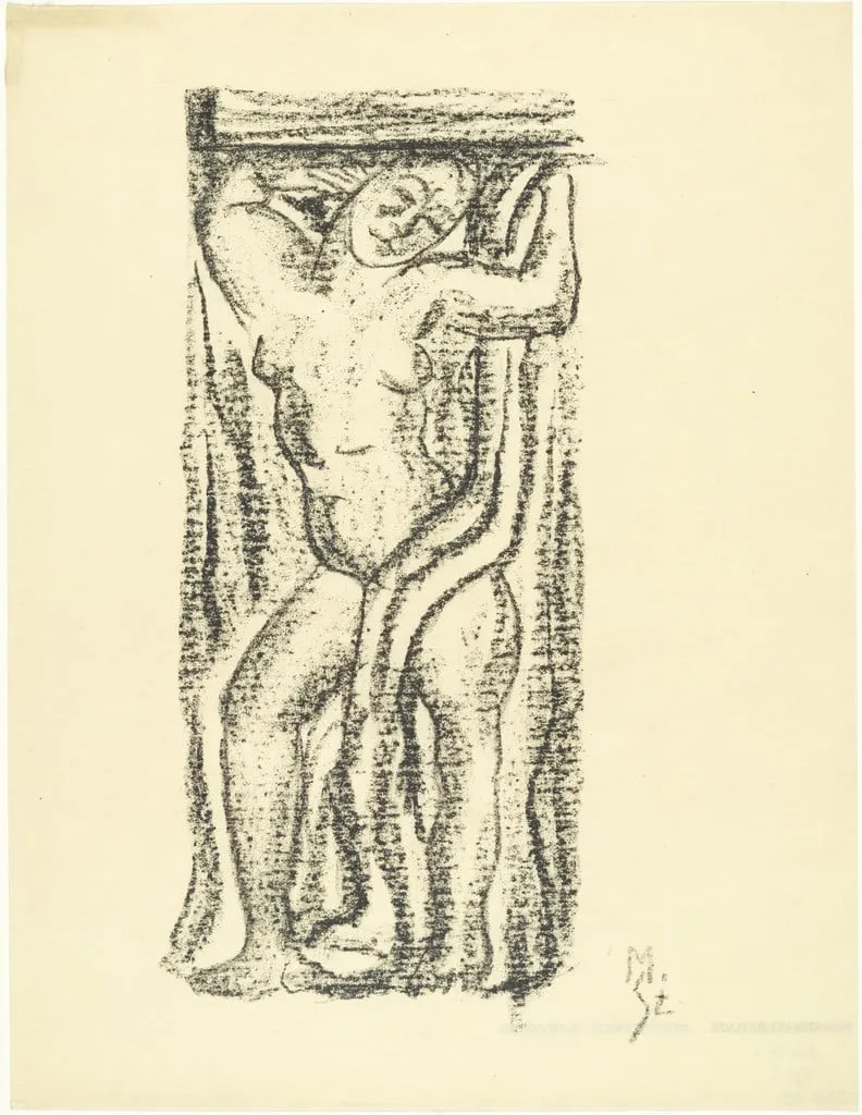 Untitled, by Milly Steger, ink, 1917