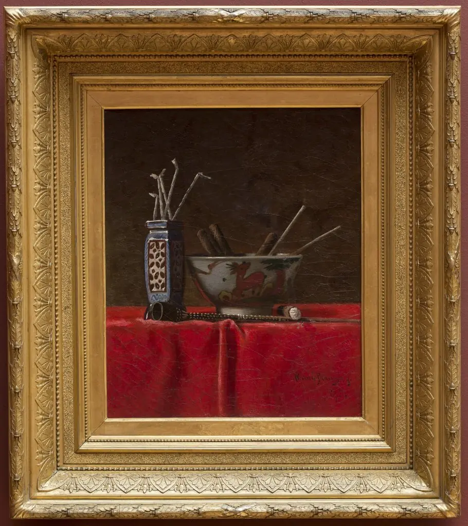 Still Life with Tapers and Cigars, by Milne Ramsey