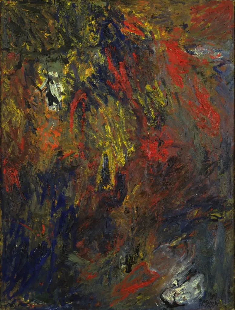Untitled, by Milton Resnick, oil, 1959