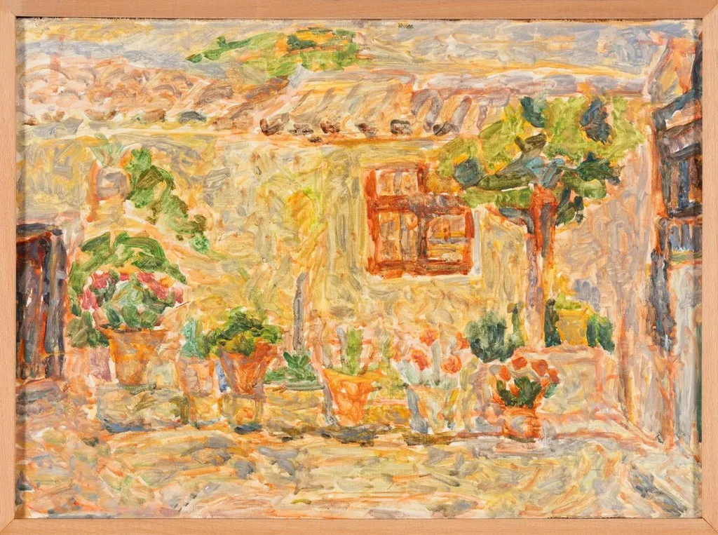 Outdoor study, by Mina Bertamina-Panagou, 1964