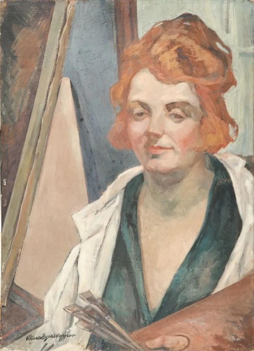 Autoportret, by Mina Byck Wepper, unspecified, 1933