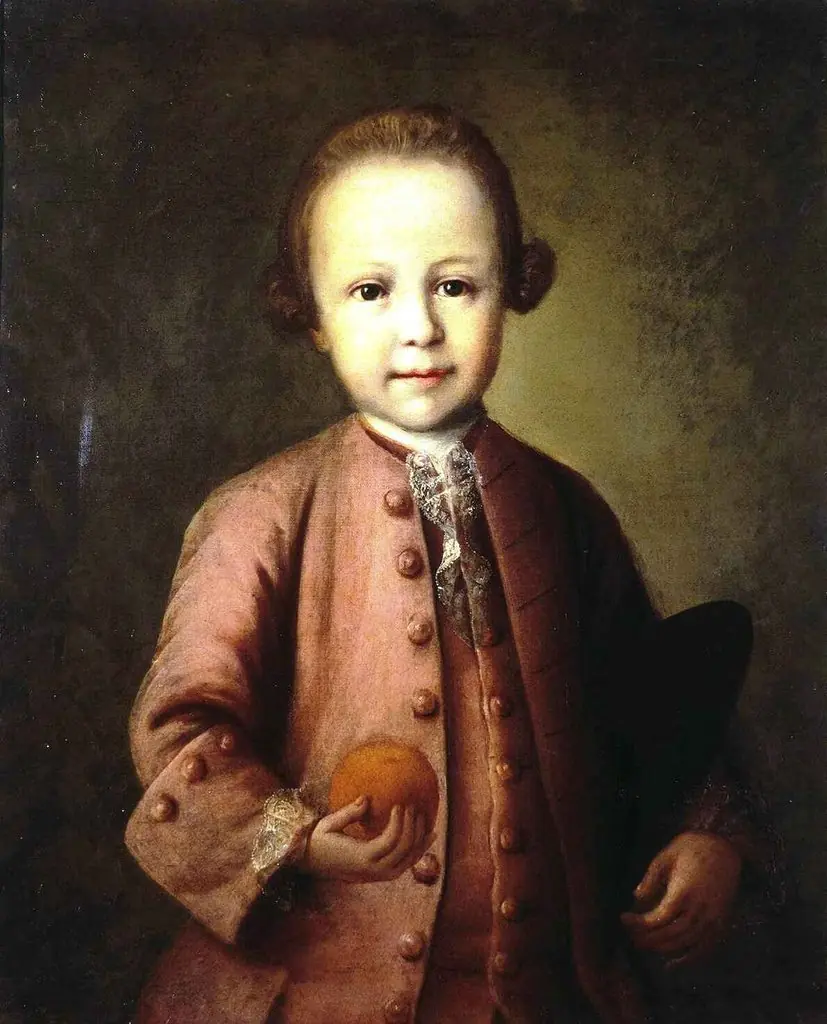 Portrait of Savva Yakovlev as a Child, by Mina Kolokolnikov