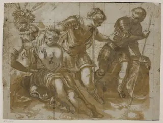 Minerva, Mars and Venus after Jacopo Tintoretto’s painting in the Sala dell’Anticollegio, Doge’s Palace, Venice