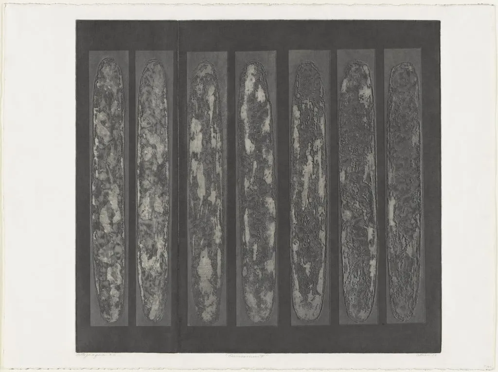 Untitled, by Minna Citron, ink, 1973