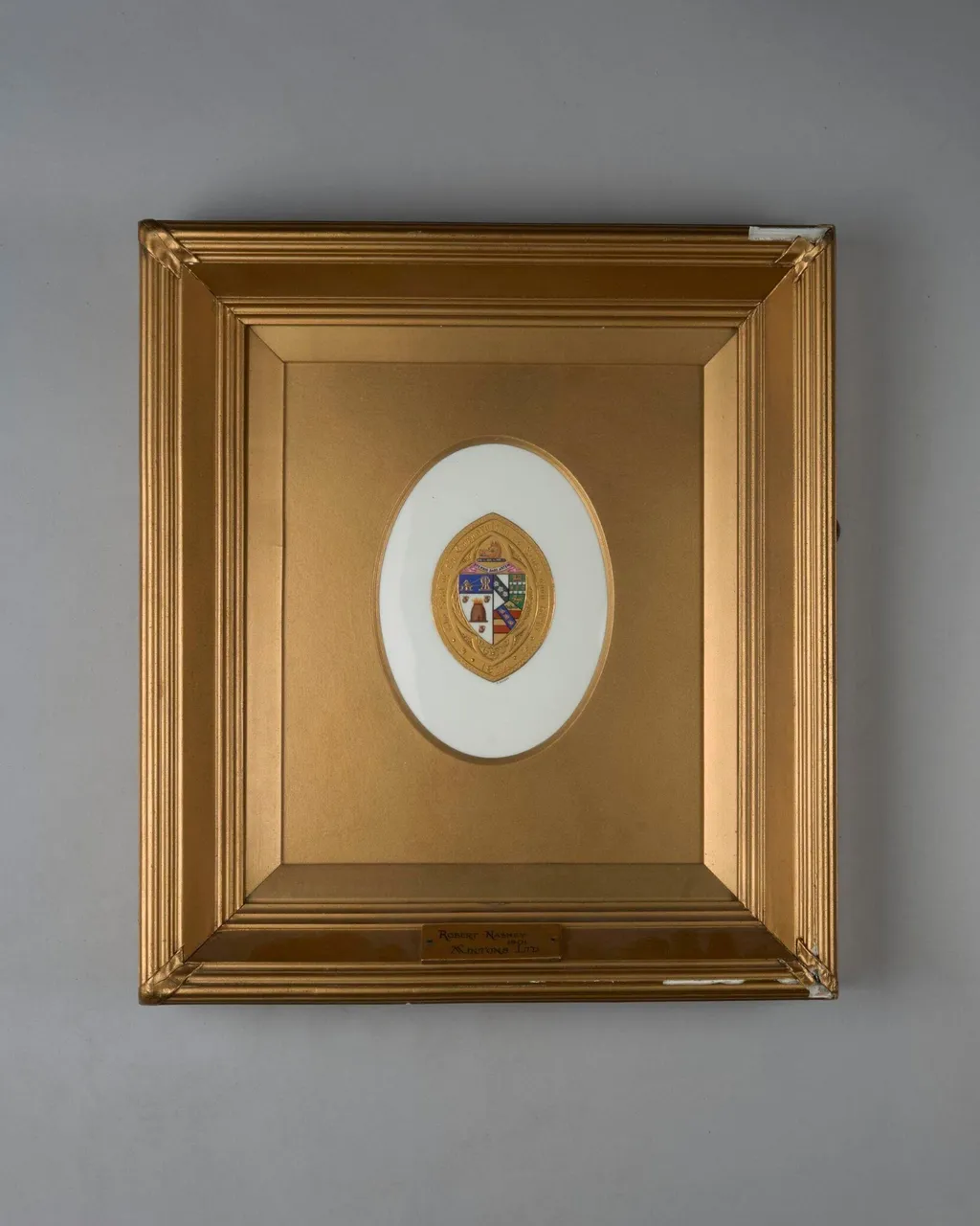 Seal of the Corporation of Stoke upon Trent', by Minton, paint, 1901