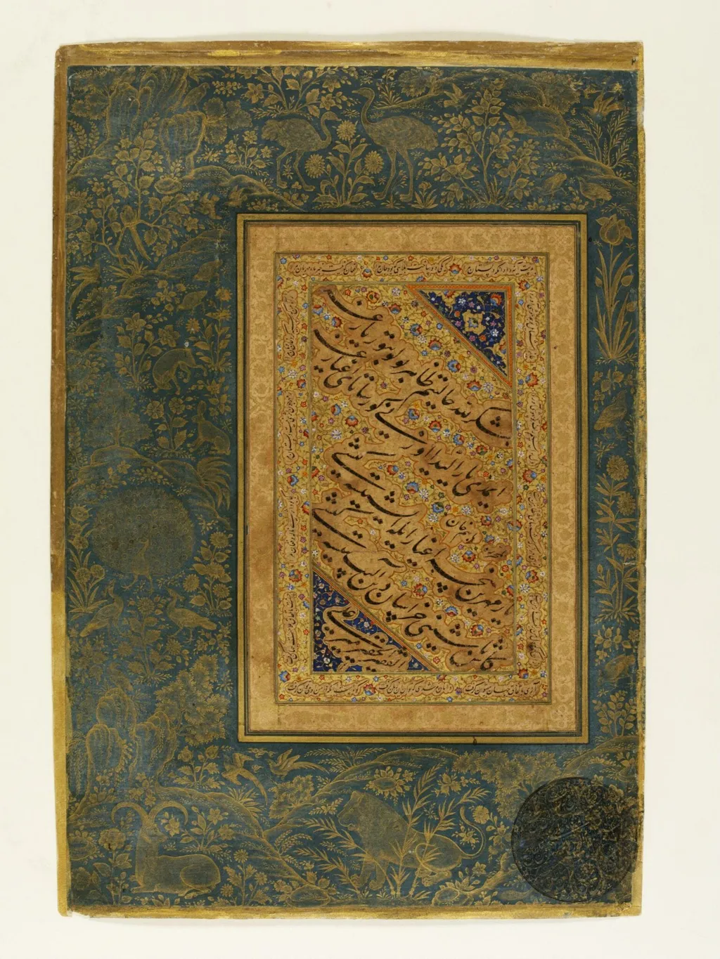 Untitled, by Mir 'Ali, paint, 1625
