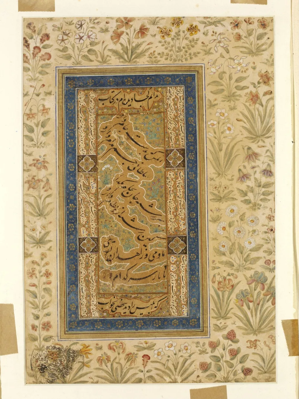 Untitled, by Mir 'Ali, paint, 1800