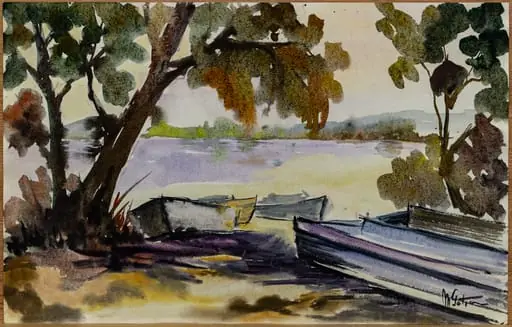 Peisaj la Calica, by Mircea Goția