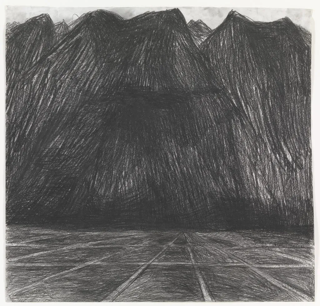 Untitled, by Miriam Cahn, graphite, 2006