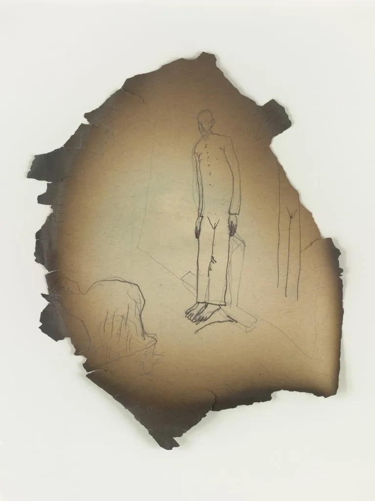 Untitled, by Miroslaw Balka, graphite, 1988