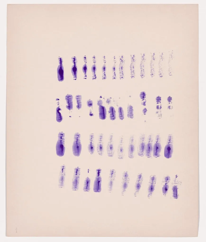 Untitled, by Mirtha Dermisache, ink, 1974