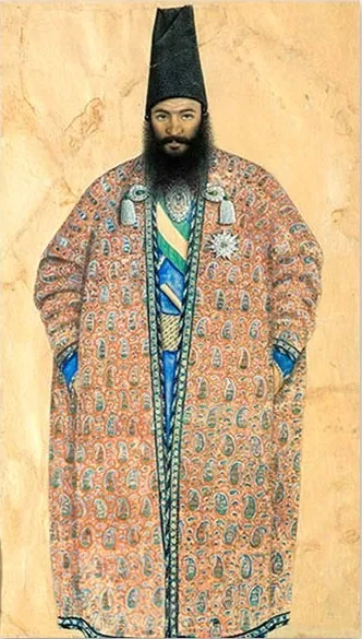 Portrait of a Qajar Man, by Mirza Abolhassan Khan Ghaffari