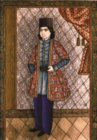 Portrait of a Young Man, by Mirza Gadim Iravani, unspecified, 1850