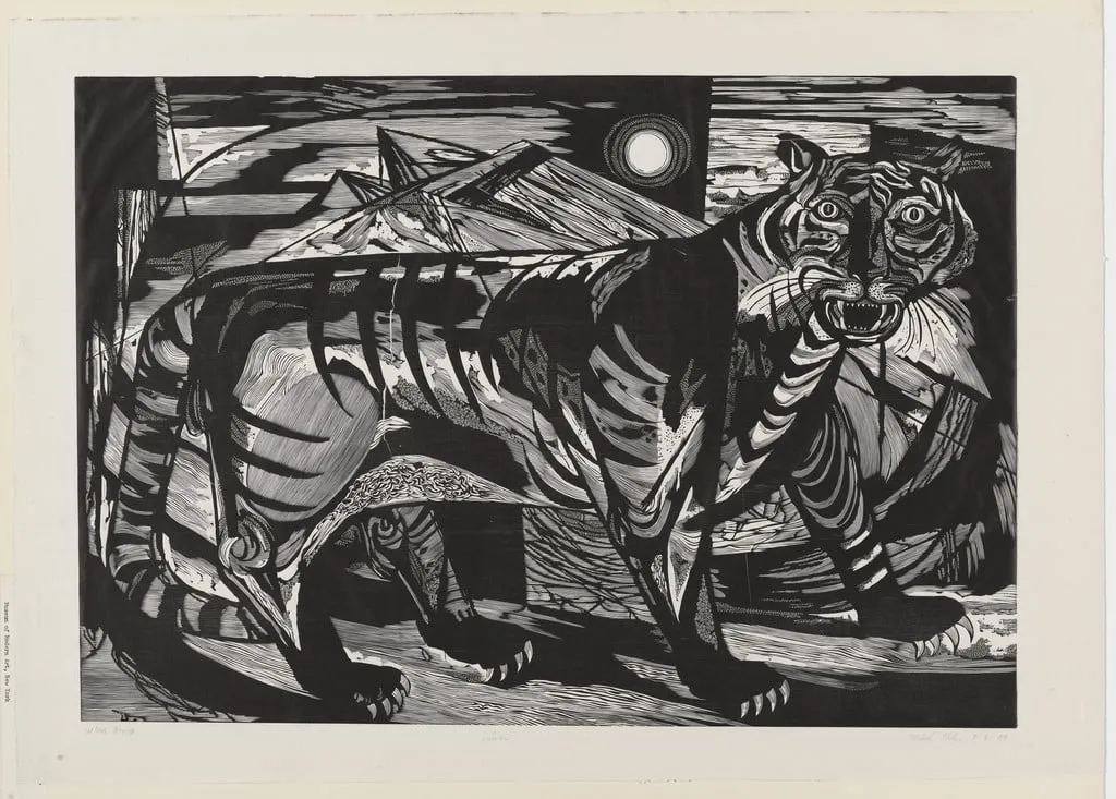 Untitled, by Misch Kohn, ink, 1949