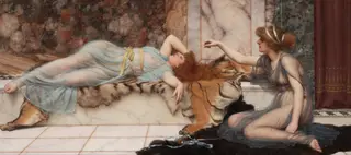 Mischief and Repose, by John William Godward