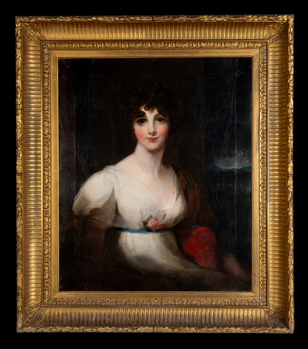 Louisa Jane Allen, by Miss Simmett, paint, 1793