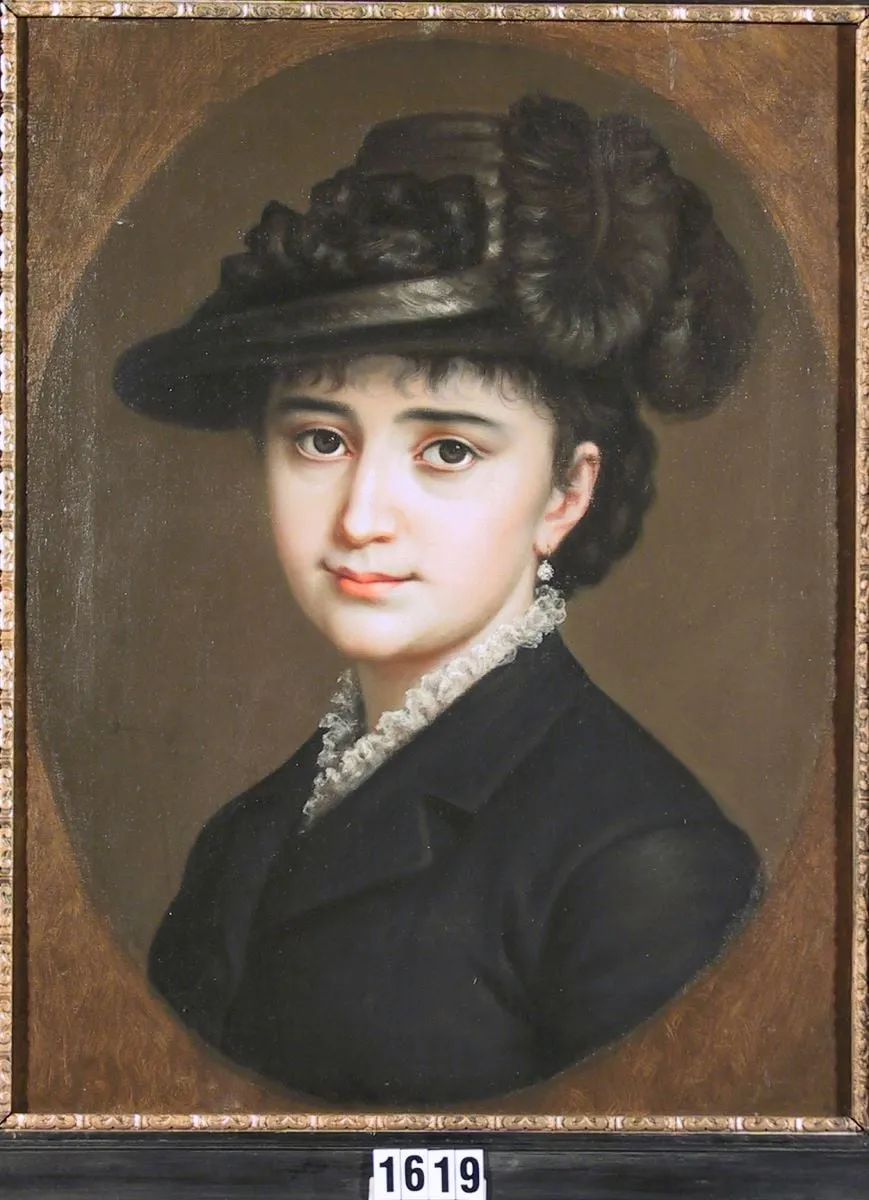 Eliza Petrovici, by Mișu Popp, 1869