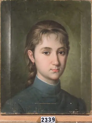 Portret de fată, by Mișu Popp