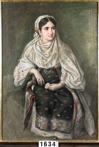 Portret de femeie din Câmpulung (Doamna Georgescu), by Mișu Popp