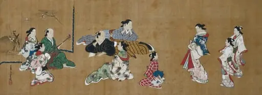 Entertainment Scene, by Miyagawa Chōshun
