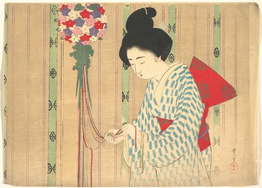 Untitled, by Mizuno Toshikata, ink, 1906
