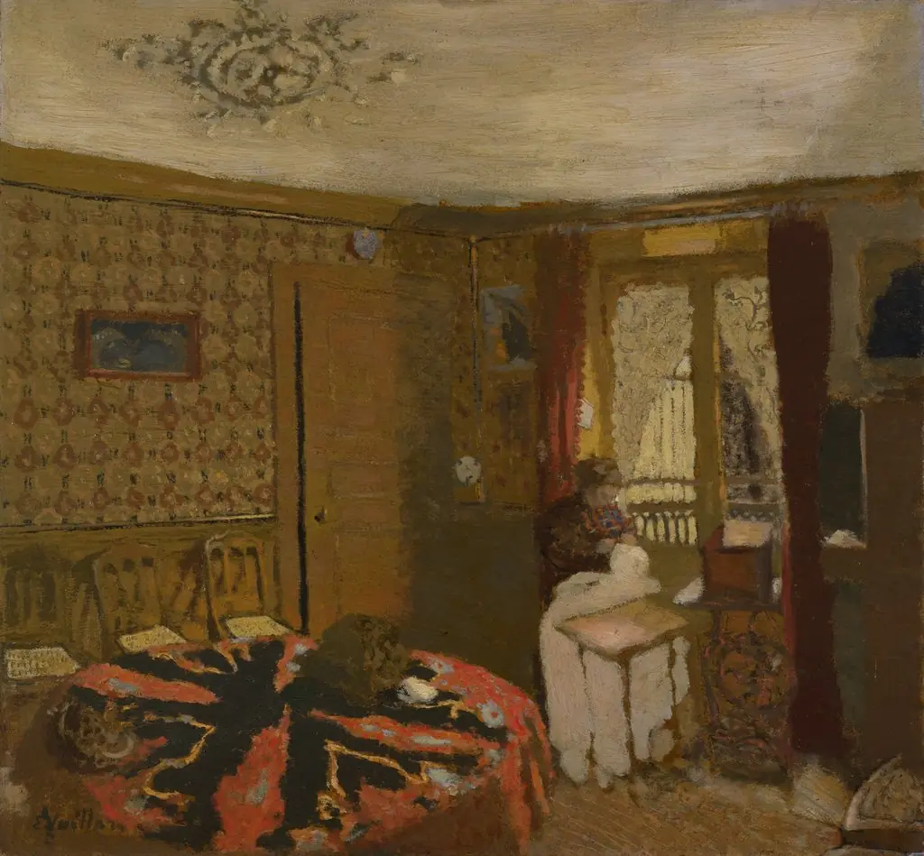 Mme Vuillard Sewing by the Window, rue Truffaut