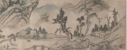 明 莫是龍 書畫 卷|Landscape, by Mo Shilong|Unidentified artist