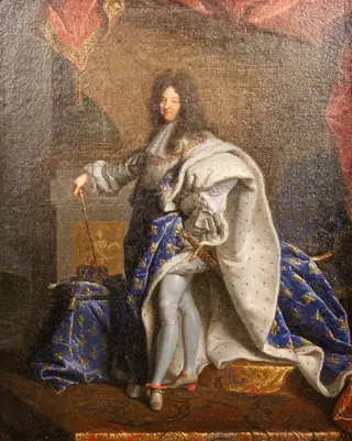Modello for the Portrait of Louis XIV in Royal Ceremonial Robes