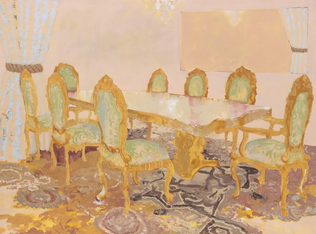 Untitled, by Mohammed Sami, acrylic, 2022