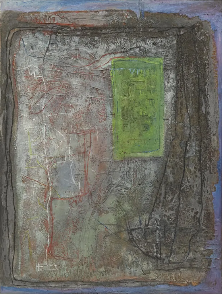 Untitled, by Mohan B. Samant, oil, 1963