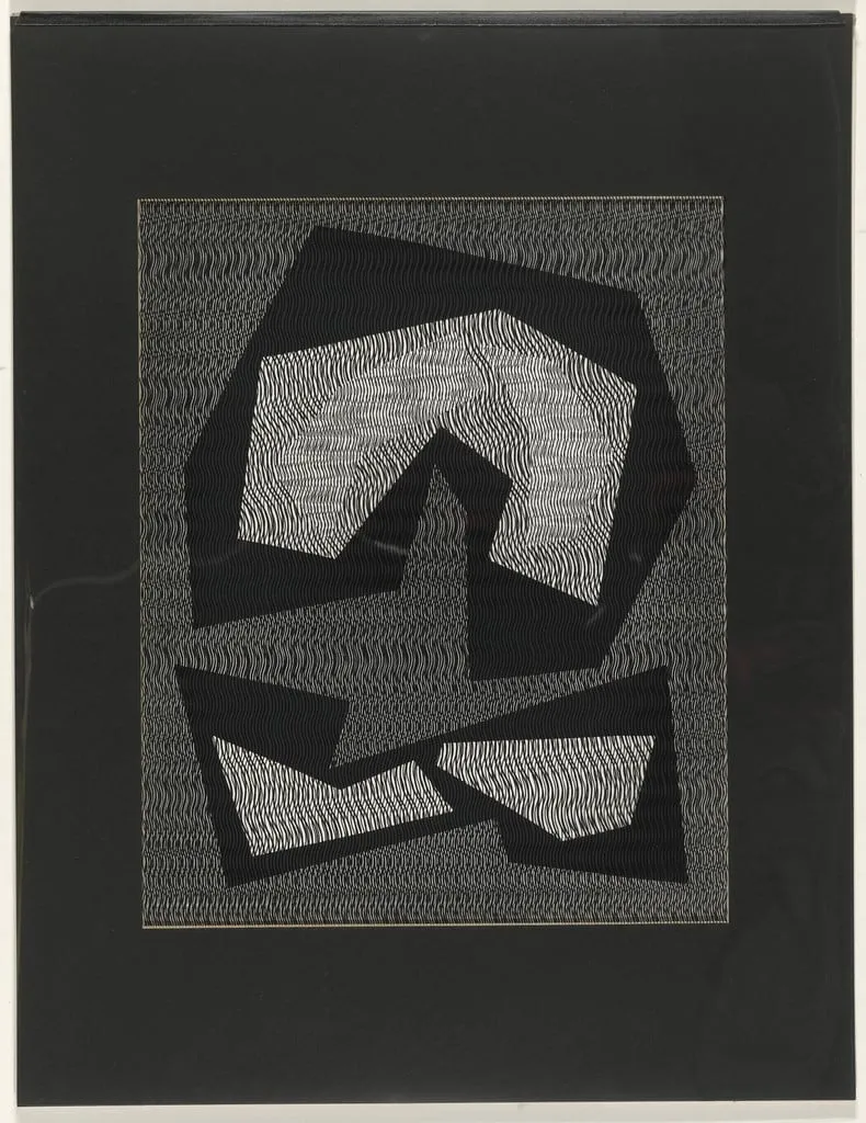 Untitled, by Mon Levinson, ink, 1964