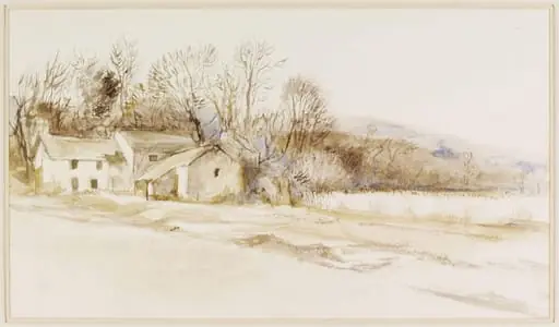 Old Mill, Clynne Valley, Gower, Glamorganshire, by Mona Moore