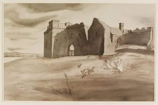 Weobley Castle, Gower, Glamorganshire