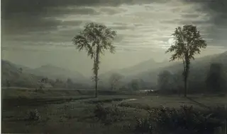 Moonlight on Mount Lafayette, New Hampshire, by William Trost Richards