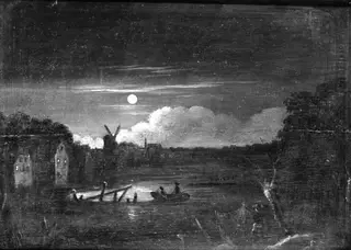 Moonlit Riverscape