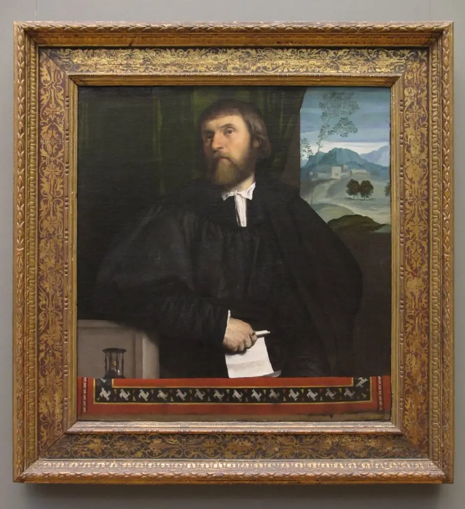 Portrait of a Man, by Moretto da Brescia