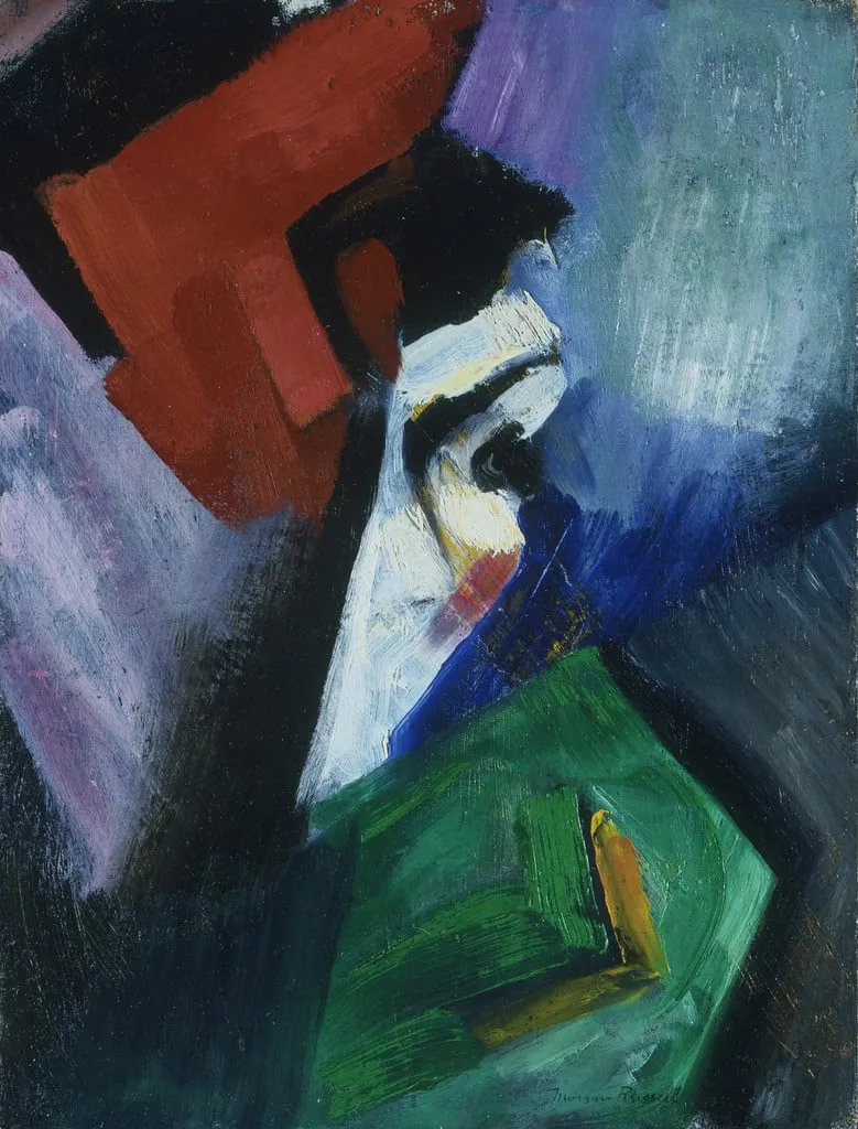 Untitled, by Morgan Russell, oil, 1915