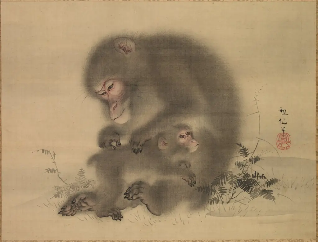 Monkeys, by Mori Sosen