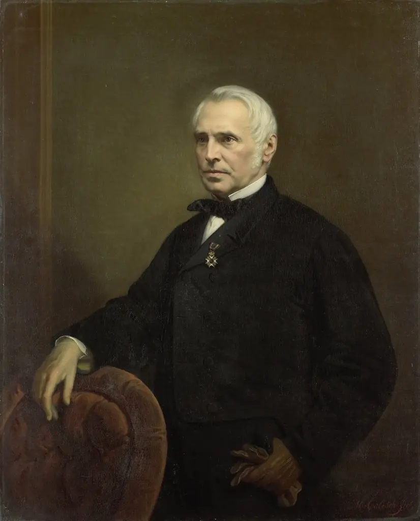 Cornelis Outshoorn (1810-75). Engineer and Architect, by Moritz Calisch