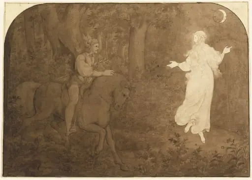 The Apparition in the Forest, by Moritz von Schwind