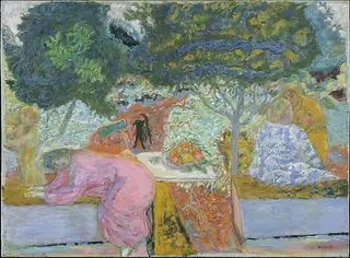 Morning in the Garden at Vernonnet, by Pierre Bonnard